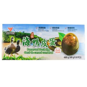 Preserved duck egg 海鸭皮蛋