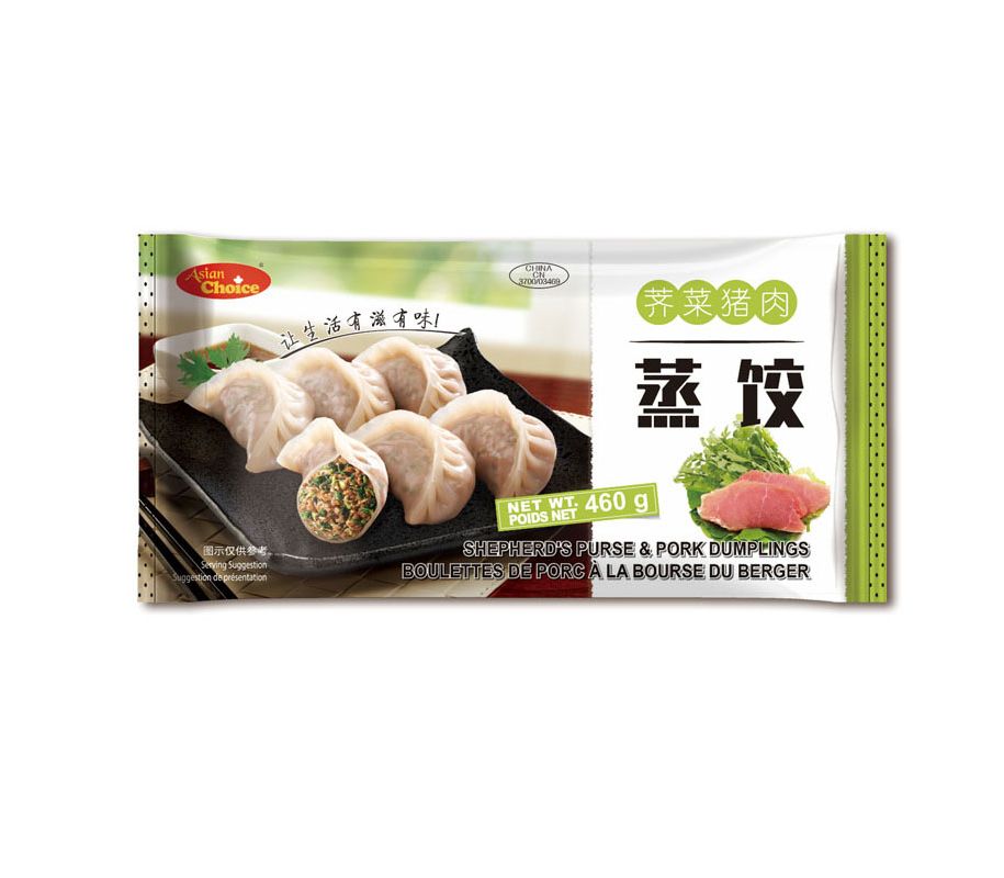 荠菜猪肉蒸饺460g*18/Cs