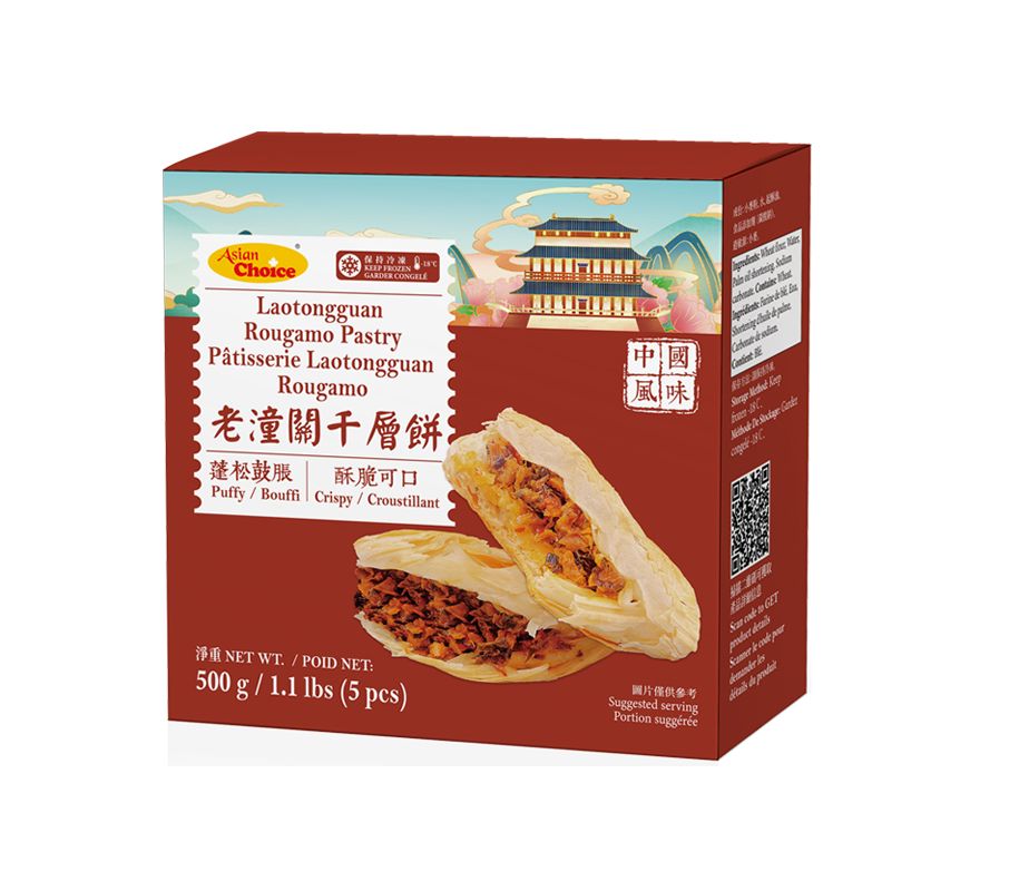 AC-Laotongguan Rougamo Pastry/老潼关千层饼/500g*18
